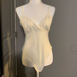Forever21 XL cream bodysuit
